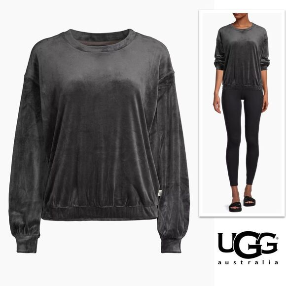 UGG Shanara Velvet Fleece Sweatshirt. Size Small - Picture 1 of 14